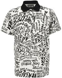 Versace Jeans Couture - Polo Shirt With Print - Lyst