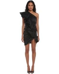 Bottega Veneta - One Shoulder Mini Dress - Lyst