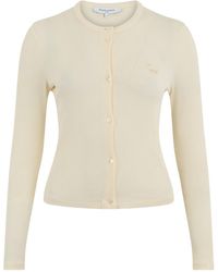 Maison Kitsuné - Cardigan Ribbed Crew-Neck Lycra Cardigans - Lyst