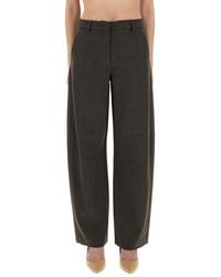 Moschino - Loose Flat Front Pants - Lyst