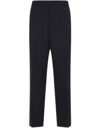 Paul Smith - Dark Flat Front Pants - Lyst