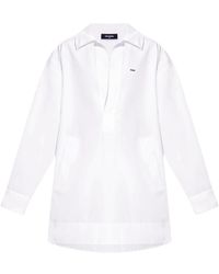 DSquared² - Shirt Collar Mini Dress - Lyst