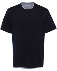 Brunello Cucinelli - Solid T-Shirt - Lyst