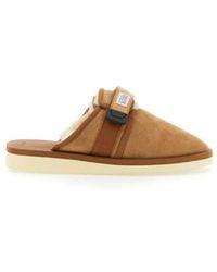 Suicoke - Suede Slip-On Ciabatta M2Ab - Lyst