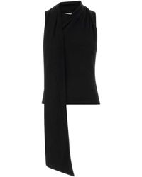 Ami Paris - Solid V Neck Top - Lyst