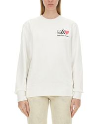 Moschino - Sweatshirt With Eye-Catching Logo Design - Lyst
