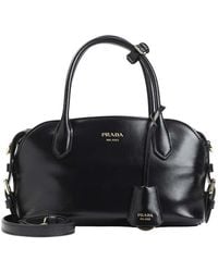 Prada - Logo Small Satchel - Lyst