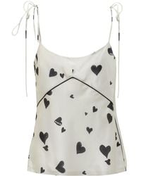 Marni - Printed Scoop Neck Top - Lyst