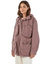 DIESEL - Solid Hood Jacket - Lyst