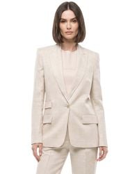 Stella McCartney - Solid Peaked Lapel Blazer - Lyst