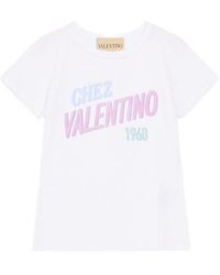 Valentino - Graphic Crew Neck T-Shirt - Lyst