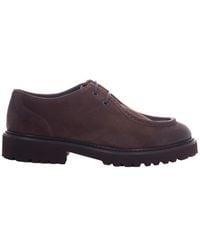 Doucal's - Solid Lace Up Shoes - Lyst