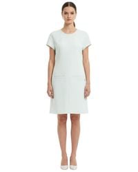 Courreges - Light Solid Mini Dress - Lyst