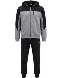 EA7 - Cotton Regular Tracksuit - Lyst