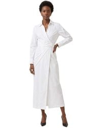 Max Mara - Solid Shirt Collar Midi Dress - Lyst