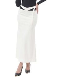 The Attico - Solid Midi Skirt - Lyst