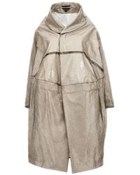 Comme des Garçons - Oversize Texture Trench Coat - Lyst