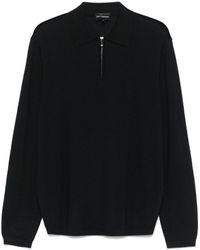 Emporio Armani - Woolo Polo Sweater - Lyst