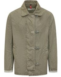 Fay - Solid Shirt Collar Jacket - Lyst