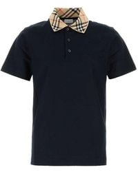 Burberry - Solid Polo - Lyst