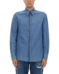 Dolce & Gabbana - Regular Solid Shirt - Lyst