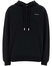 Off-White c/o Virgil Abloh - Logo Hood Sweatshirt - Lyst