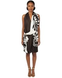 Bottega Veneta - Printed Halter Neck Dress - Lyst