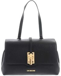 Love Moschino - Logo Large Shoulder Bag - Lyst