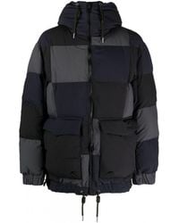 Sacai - Patchwork Padded Down Jacket - Lyst