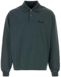 Prada - Shirt Collar Polo - Lyst