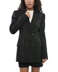 Max Mara - Solid Peaked Lapel Blazer - Lyst