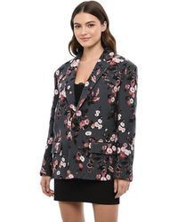 DSquared² - Floral Notched Lapel Blazer - Lyst