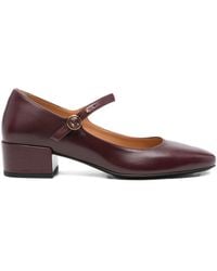 Tod's - Mary Jane Leather Pumps - Lyst