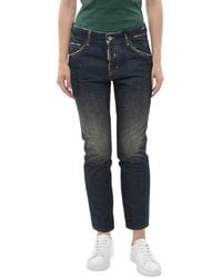 DSquared² - Regular Mid Rise Jeans - Lyst