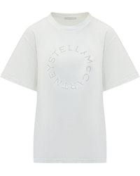 Stella McCartney - Logo Crew Neck T-Shirt - Lyst