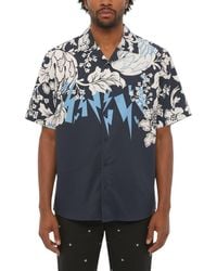 Neil Barrett - Dark Loose Printed Shirt - Lyst