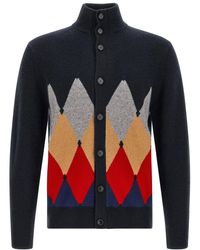Ballantyne - Turtle Neck Cardigan - Lyst