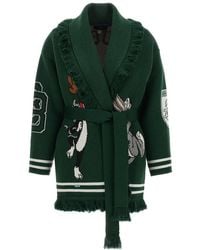 Alanui - Dark Shawl Neck Cardigan - Lyst