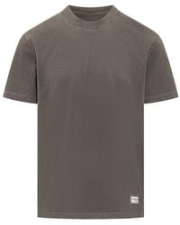 Fay - Solid Crew Neck T-Shirt - Lyst