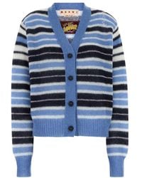 Marni - Mohair Blend Cardigan - Lyst