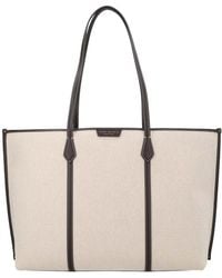 Tory Burch - Natural Perry Large Tote - Lyst