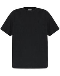 Saint Laurent - Round Neck T-Shirt - Lyst