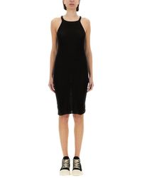 Rick Owens - Halter Neck Knee Length Dress - Lyst