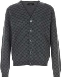 Gucci - V Neck Cardigans - Lyst