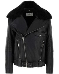 Saint Laurent - Leather Jacket - Lyst