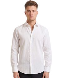 HUGO - Regular Solid Shirts - Lyst