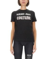 Versace Jeans Couture - Logo Crew Neck T-Shirt - Lyst