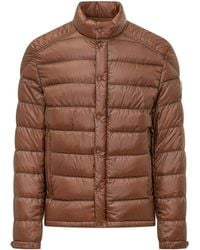 Moncler - Quilted Mock Collar Jacket - Lyst
