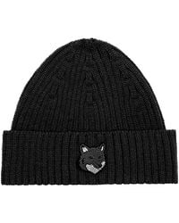 Maison Kitsuné - Logo Beanie Cap - Lyst