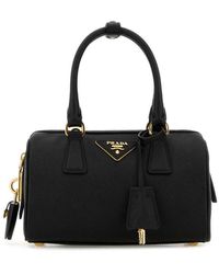 Prada - Logo Mini Satchel - Lyst